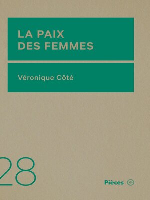 cover image of La paix des femmes